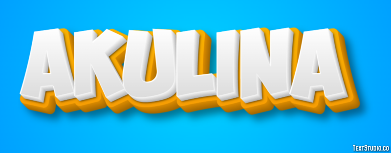 Akulina Text Effect