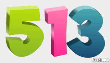 513 Text Effect