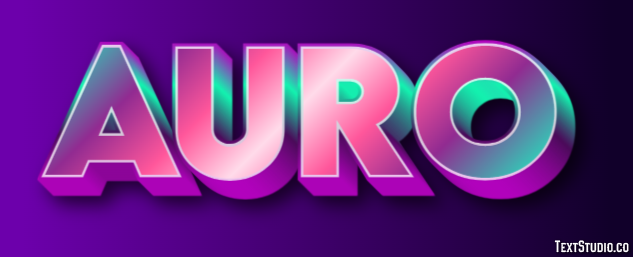 Auro Effetto testo