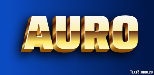 Auro Effetto testo