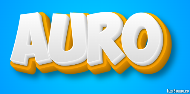 Auro Effetto testo