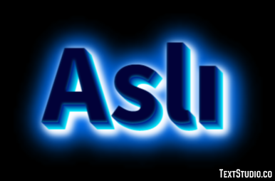 Aslı Efecto de texto