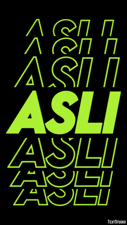 Aslı Texteffekt