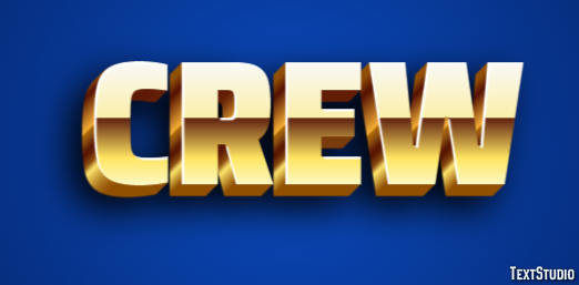 Crew Text Effect