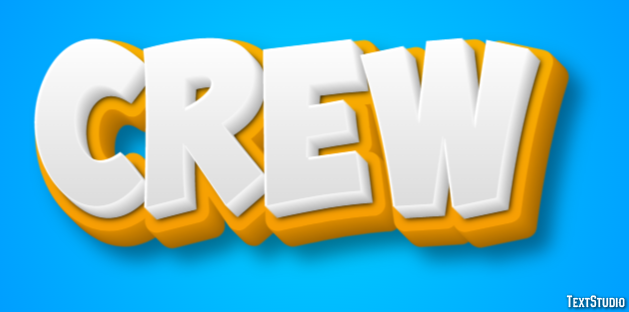 Crew Text Effect