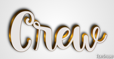Crew Effet de Texte