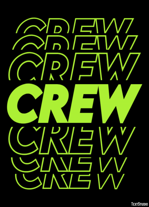 Crew Text Effect