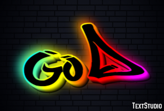 God Text effect