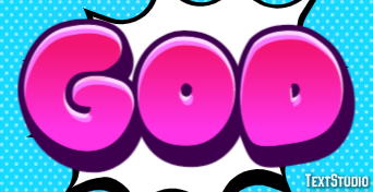 God Text Effect