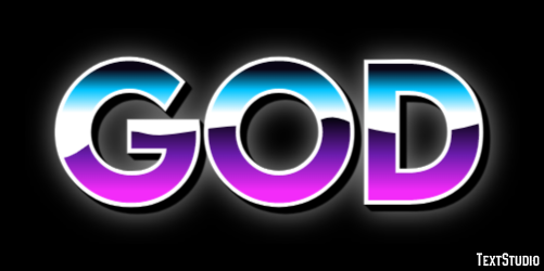 God Text Effect