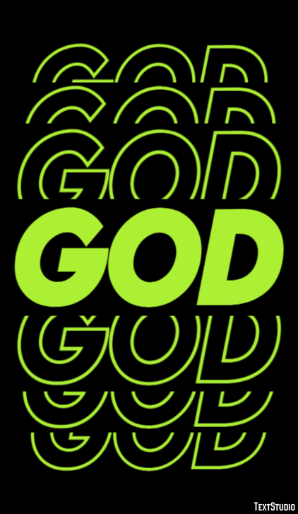 God Text Effect