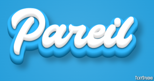 Pareil Texteffekt