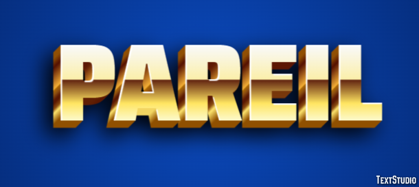 Pareil Texteffekt