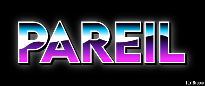 Pareil Texteffekt