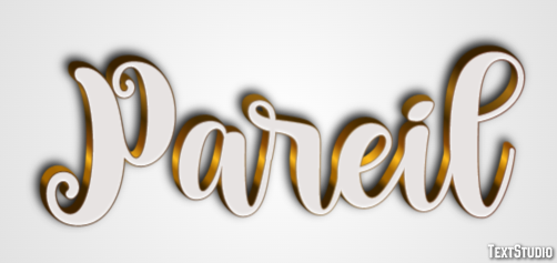 Pareil Texteffekt