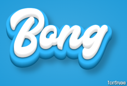 Bong テキスト効果