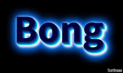 Bong Text Effect