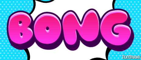 Bong Efecto de Texto