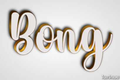 Bong Efecto de Texto