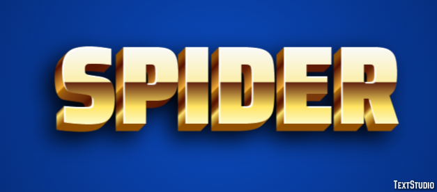 Spider Text Effect