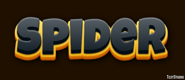 Spider Text Effect