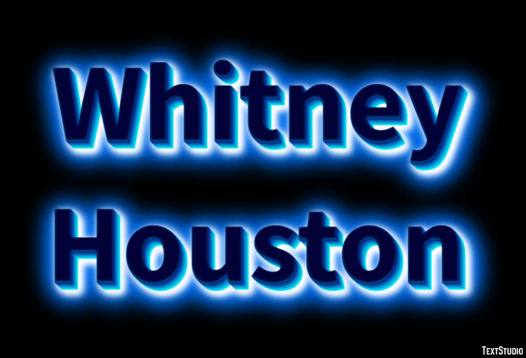 Whitney Houston Efekt tekstowy