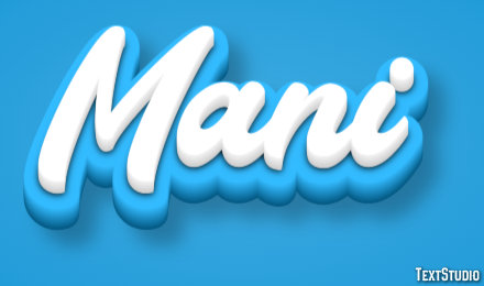 Mani Effet de texte