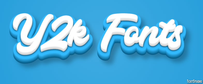 Y2k Fonts Text Effect