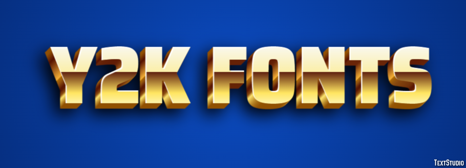 Y2k Fonts Text Effect