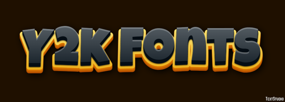 Y2k Fonts Text Effect