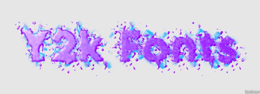 Y2k Fonts Text Effect