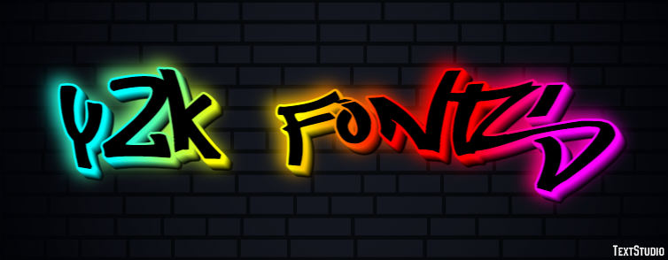 Y2k Fonts Text Effect