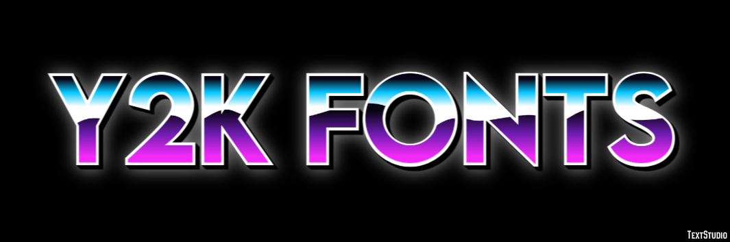 Y2k Fonts Efecto de Texto