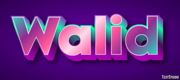 Walid Text Effect