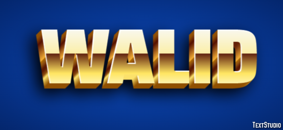 Walid Text Effect