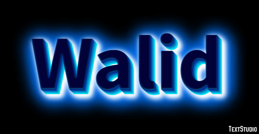Walid Text Effect