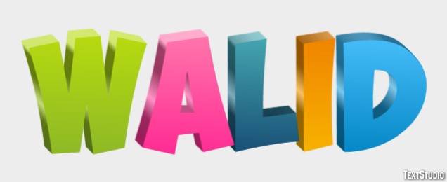 Walid Effet de texte