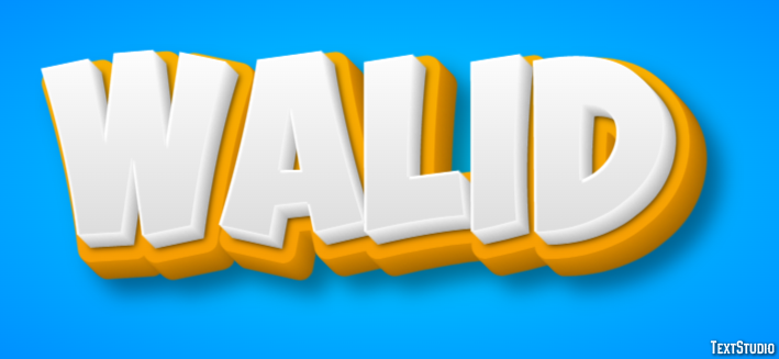 Walid Text Effect