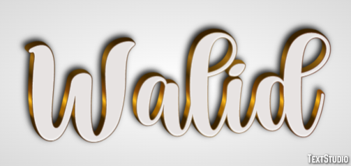 Walid Text Effect
