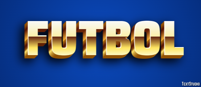 Futbol Effetto testo
