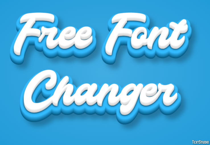 Free Font Changer Efekt tekstowy
