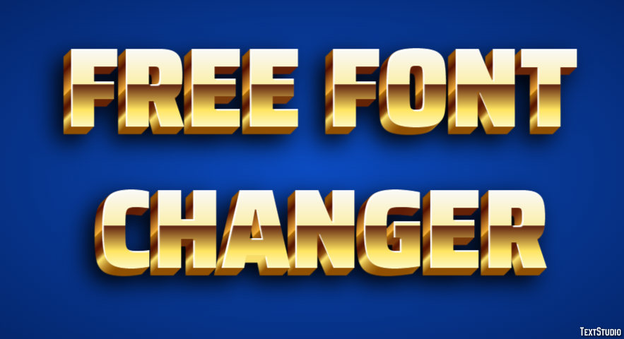 Free Font Changer Efekt tekstowy