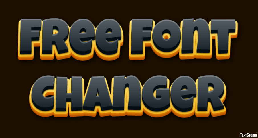 Free Font Changer Efekt tekstowy