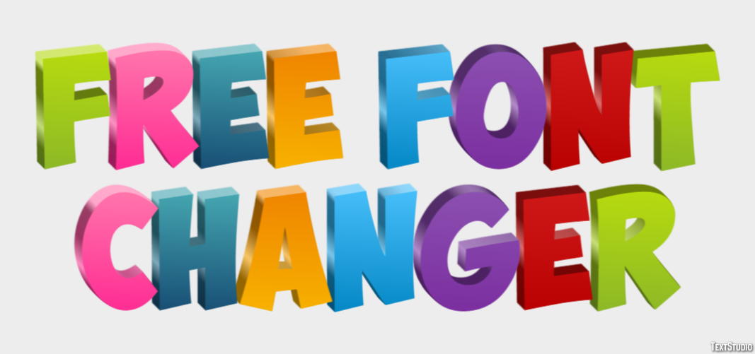 Free Font Changer Efekt tekstowy