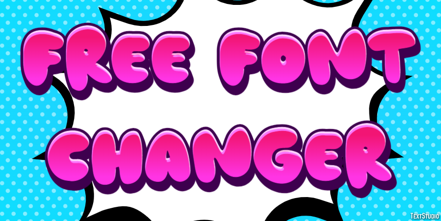 Free Font Changer Efekt tekstowy