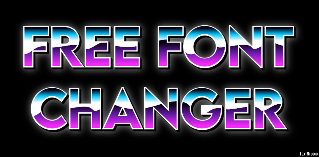 Free Font Changer Efekt tekstowy