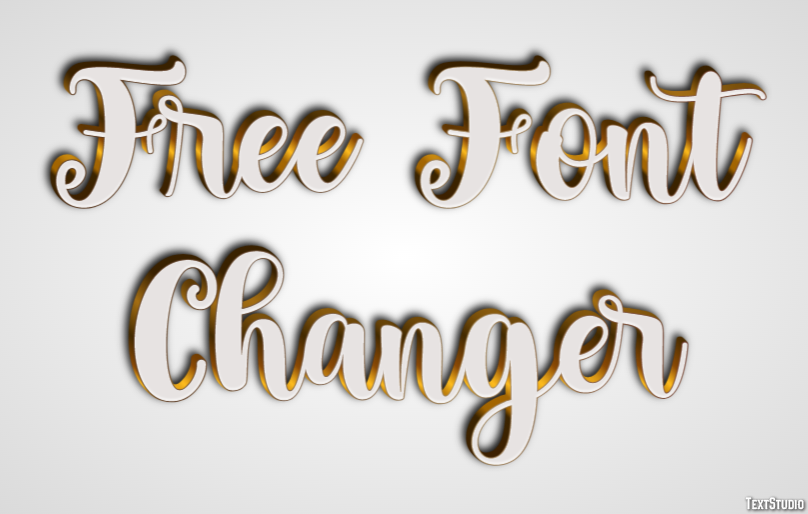 Free Font Changer Efekt tekstowy