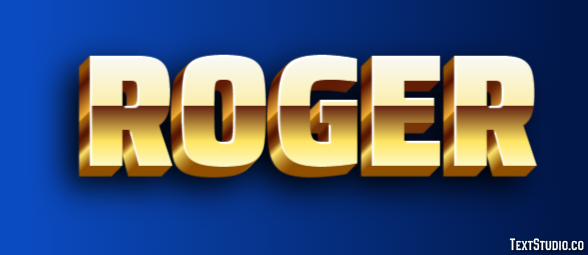 Roger Texteffekt