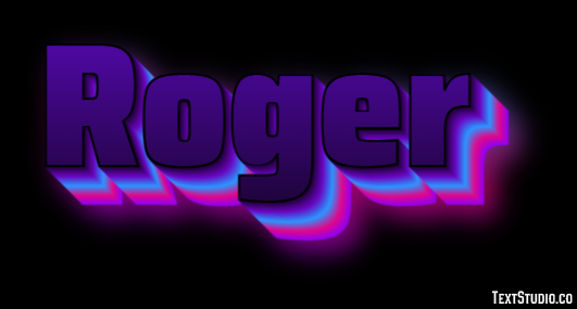 Roger Texteffekt