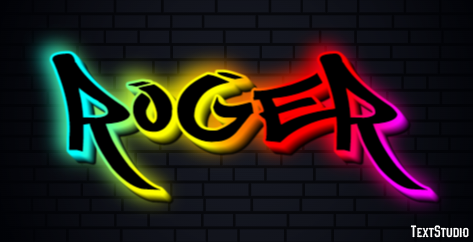 Roger Texteffekt